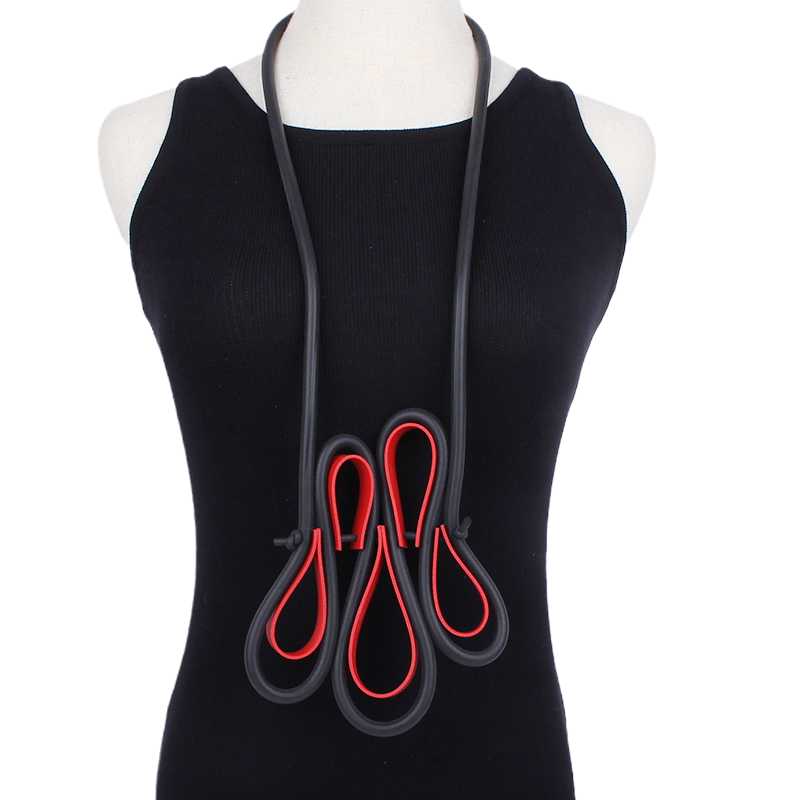 Pendant Necklaces Punk Red Yellow Leather Rubber Long Necklace Ladies Elegant Decorative Current JewelryPendant
Pendant Necklaces Punk Red Yellow Leather Rubber Long Necklace Ladies Elegant Decorative Current JewelryPendant