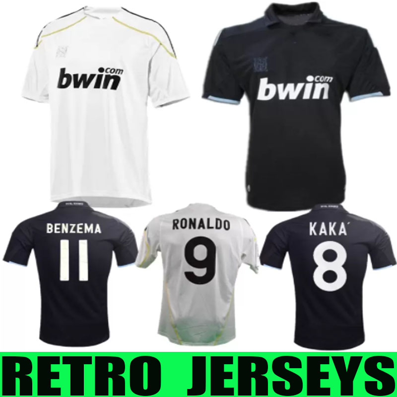 

2009 2010 RAUL SERGIO RAMOS KAKA HIGUAIN retro soccer jersey 09 10 Ronaldo BENZEMA Marcelo Guti VAN DER VAART REal madrids ALONSO vintage classic football shirt, 21/22 home