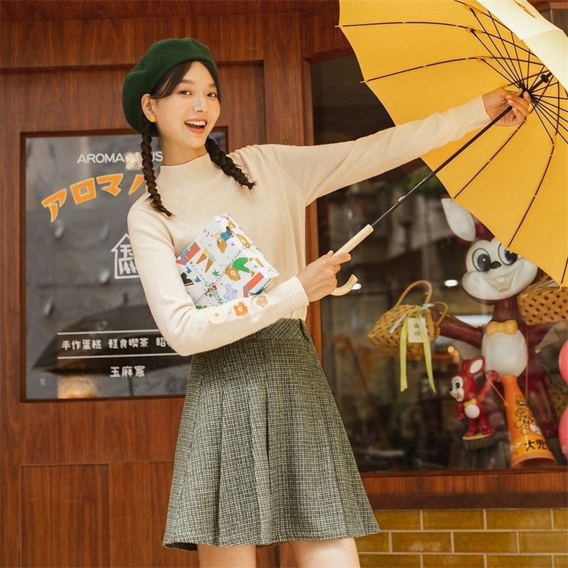 INMAN Winter Arrivals Woolen Tops Rib Small High Collar Colorful Embroidery Lovely Versatile Pullover Women's Sweater 201203, Light yellow
INMAN Winter Arrivals Woolen Tops Rib Small High Collar Colorful Embroidery Lovely Versatile Pullover Women's Sweater 201203, Light yellow