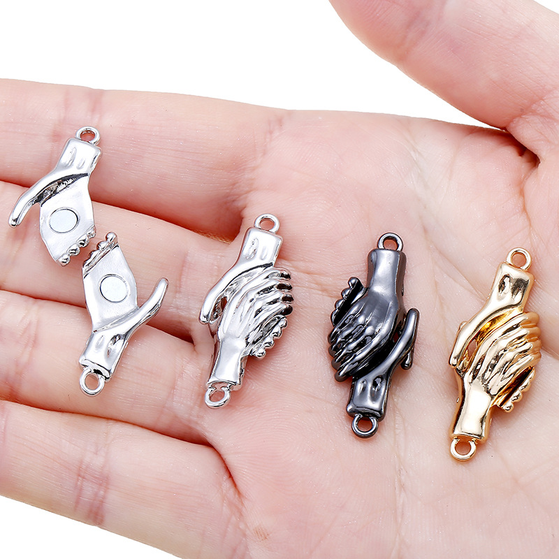 50sets/Lot Handshake Shake Hands Clasps Palm Magnetic Clasps Bracelet Buckle Hook Connector For DIY Jewelry Making Accessories
50sets/Lot Handshake Shake Hands Clasps Palm Magnetic Clasps Bracelet Buckle Hook Connector For DIY Jewelry Making Accessories