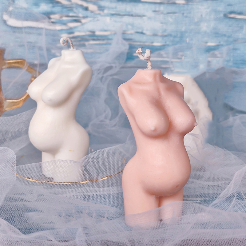 Elegant Figurative Women's Body Candles Artistic Candle Design for Chic Home Ambiance Enhancement
