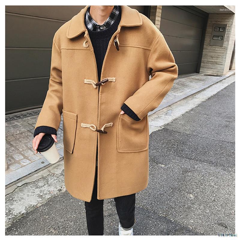 Men's Wool & Blends 2022 England Style Horn Button Winter Coat Men Thick Korean Male Long Trench Warm Overcoat For Kend22, Black
Men's Wool & Blends 2022 England Style Horn Button Winter Coat Men Thick Korean Male Long Trench Warm Overcoat For Kend22, Black