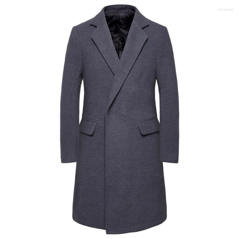 Men's Wool & Blends Fad Autumn Winter Jacket Men Woolen Coat Single Button Slim Fit Long Male Windbreaker Suit Collar Grey Kend22, Black
Men's Wool & Blends Fad Autumn Winter Jacket Men Woolen Coat Single Button Slim Fit Long Male Windbreaker Suit Collar Grey Kend22, Black