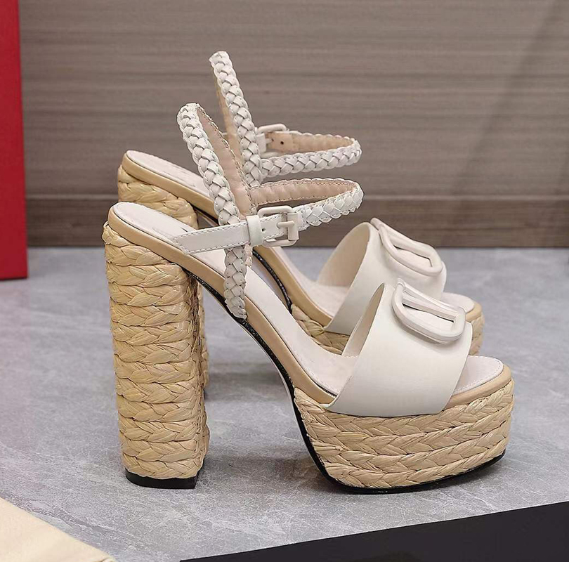 Luxury Designer Women sandals shoe summer Super heels platform heel 13cm Woman Buckle Strap soft vintage High Quality Genuine leather lady Sandal, Black
Luxury Designer Women sandals shoe summer Super heels platform heel 13cm Woman Buckle Strap soft vintage High Quality Genuine leather lady Sandal, Black