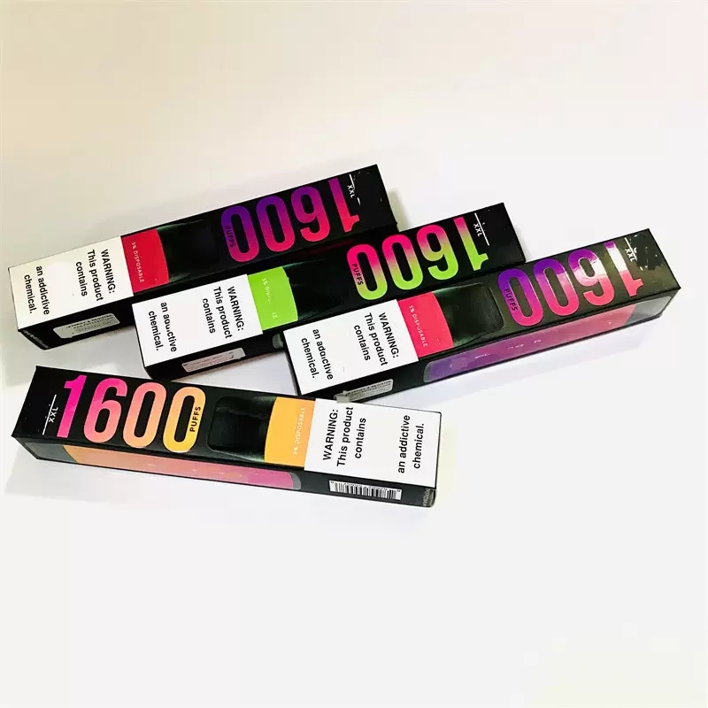 Puff 1600 Puffs XXL cigarettes Disposable Vape cigarette Kit Pen Pods Device 1000mAh Battery 6.5ml Cartridges Prefilled wholesale
Puff 1600 Puffs XXL cigarettes Disposable Vape cigarette Kit Pen Pods Device 1000mAh Battery 6.5ml Cartridges Prefilled wholesale