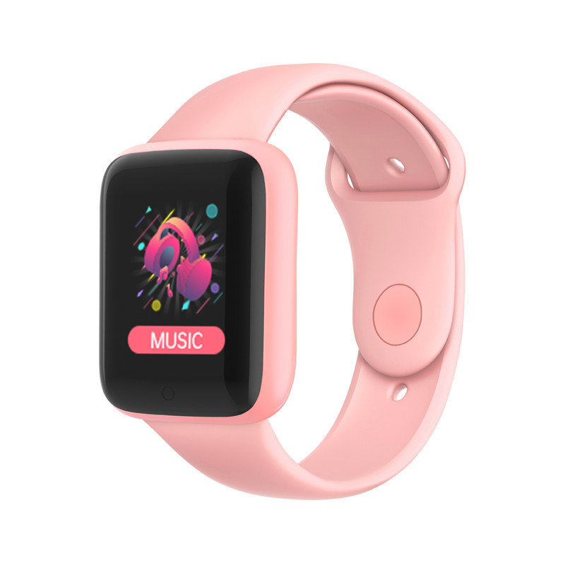 Y68 Smart Watch Heart Rate Blood Pressure Oxygen Monitoring Multi-Function Reminder D20 Waterproof Sport Smartwatch for Women's Watches