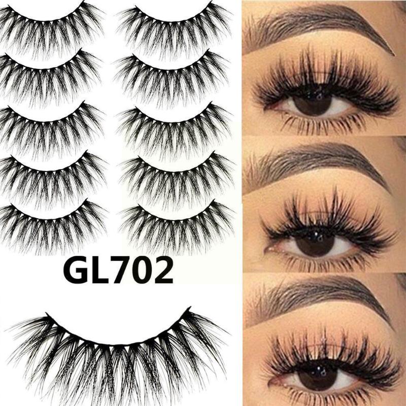 False Eyelashes Pairs Of Natural Handmade Eye Fluffy Eyelash Extensions Tools Makeup E5O2False
False Eyelashes Pairs Of Natural Handmade Eye Fluffy Eyelash Extensions Tools Makeup E5O2False