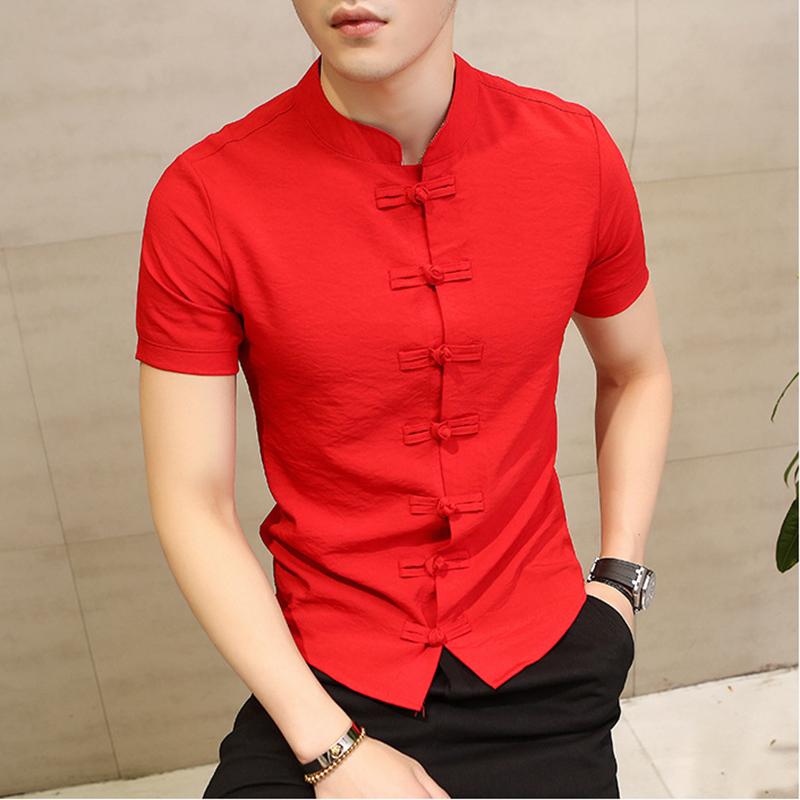 Men's Casual Shirts Men's Chinese Vintage Shirt Mandarin Collar Slim Fit Short Sleeves Cotton Linen White Red Black TopsMen's
Men's Casual Shirts Men's Chinese Vintage Shirt Mandarin Collar Slim Fit Short Sleeves Cotton Linen White Red Black TopsMen's