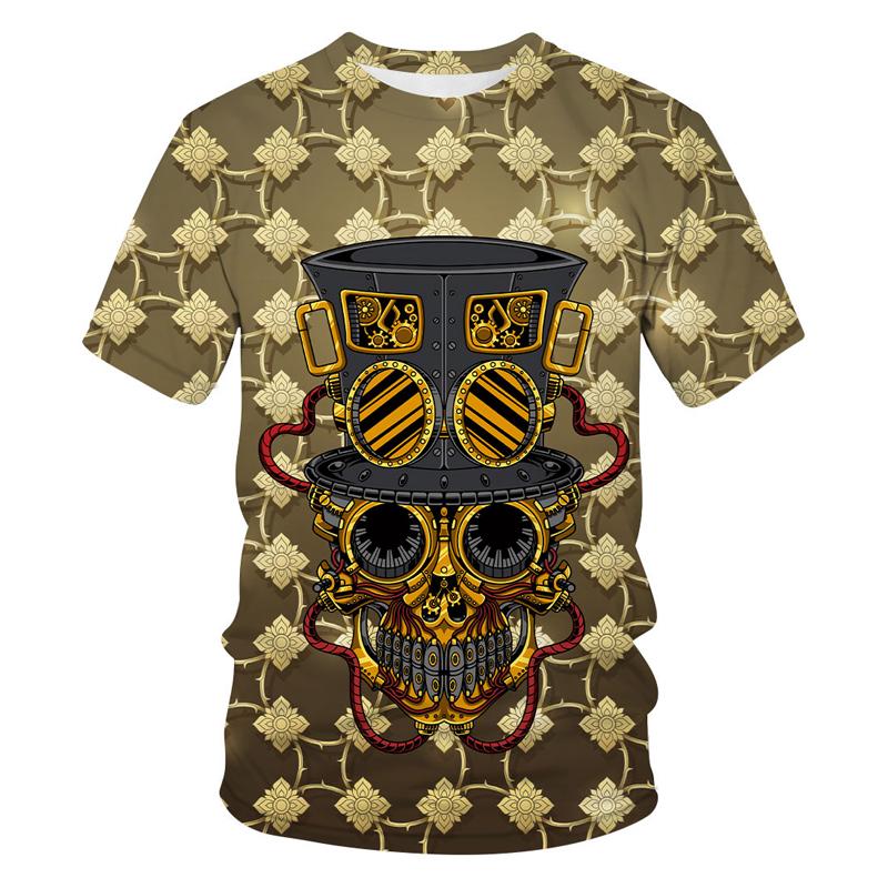 Men's T-Shirts Industrial Metal Wind Series T Shirt Brand Skull And Crossbones Men's Clothing 3D Printing Streetwear Fashion Oversize Te, Cbt-2688
Men's T-Shirts Industrial Metal Wind Series T Shirt Brand Skull And Crossbones Men's Clothing 3D Printing Streetwear Fashion Oversize Te, Cbt-2688