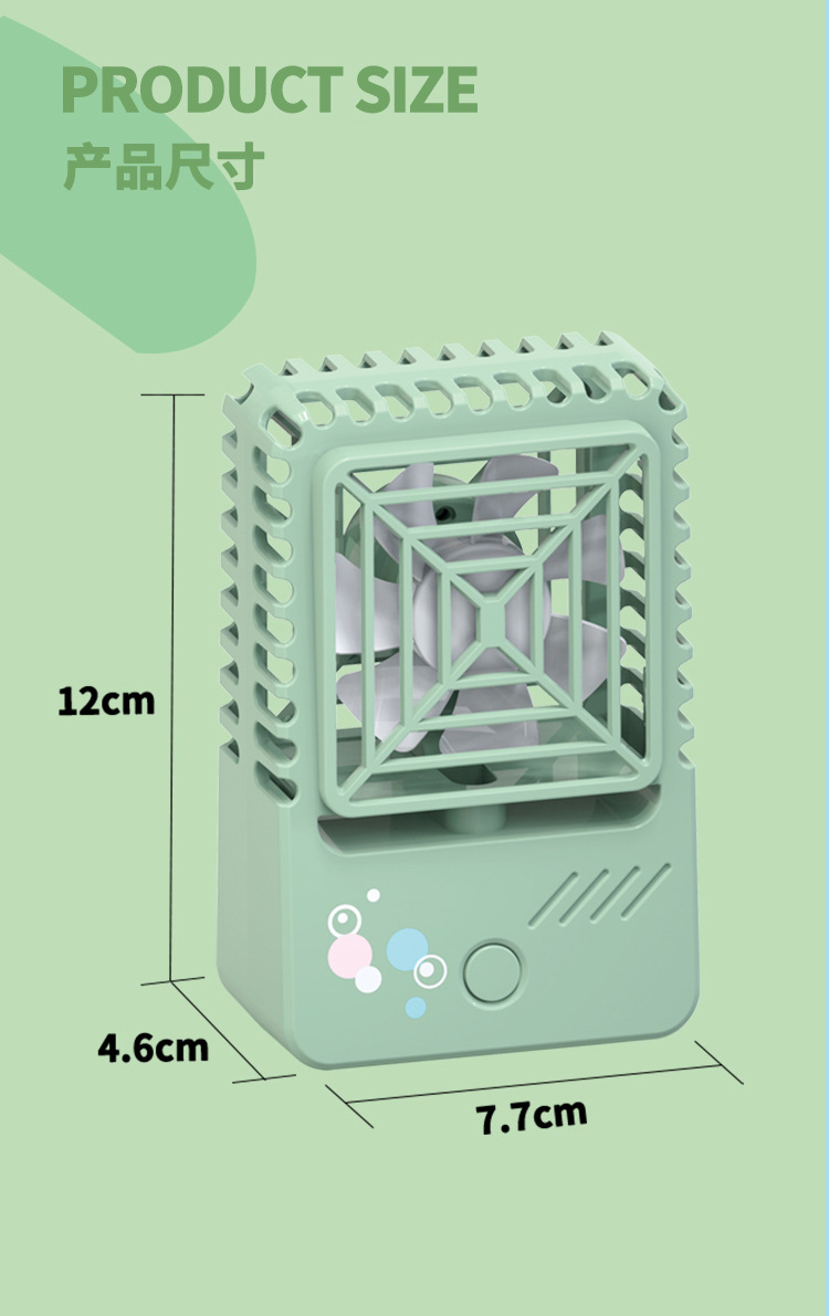 Fashional portable Cooling Fan Mini Rechargeable Table Fan