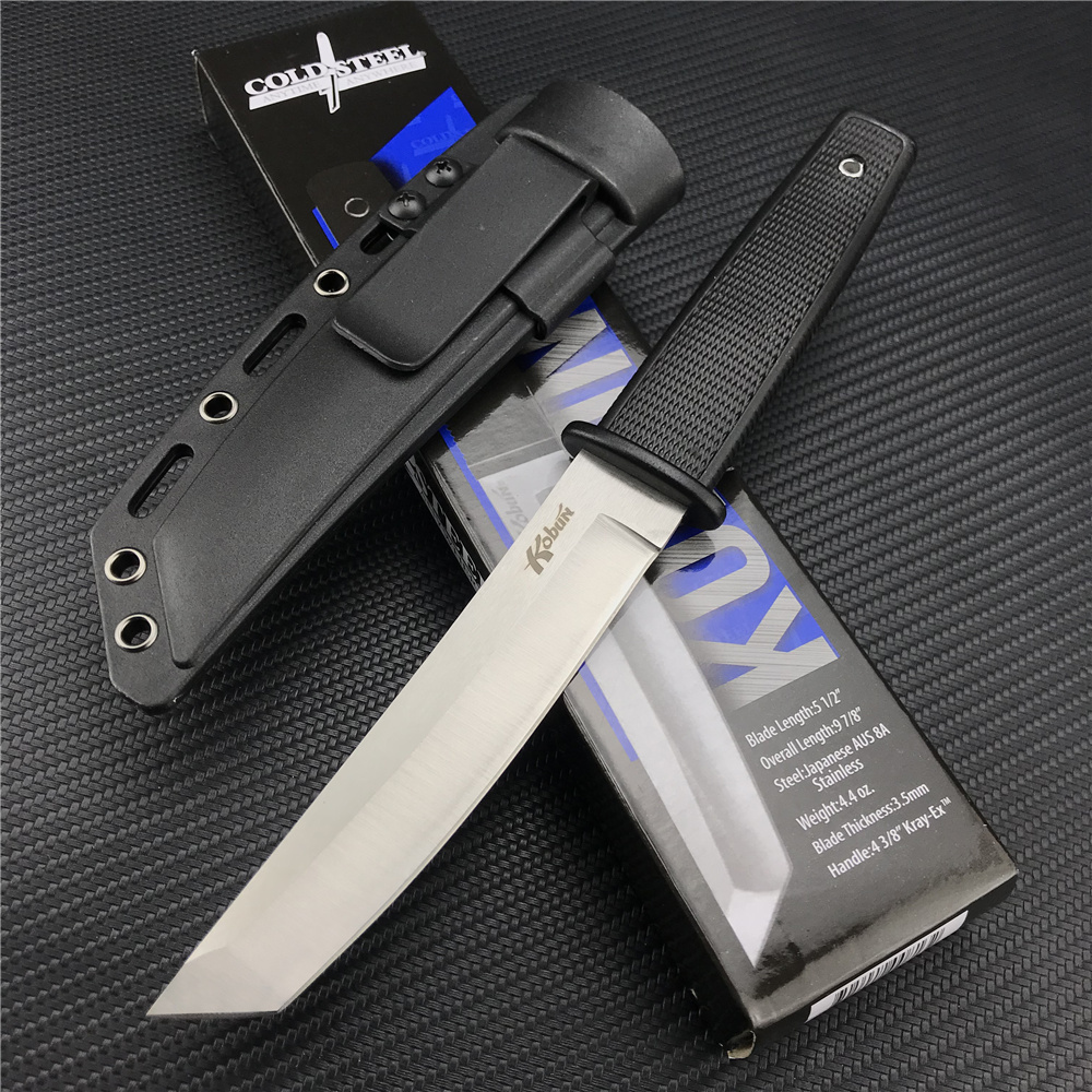 tactical Cold Steel 17T KOBUN fixed blade Stright knife AUS8A Tanto Point Satin Blade Utility camping Hunting outdoor survival knives 26SXP spartan
tactical Cold Steel 17T KOBUN fixed blade Stright knife AUS8A Tanto Point Satin Blade Utility camping Hunting outdoor survival knives 26SXP spartan