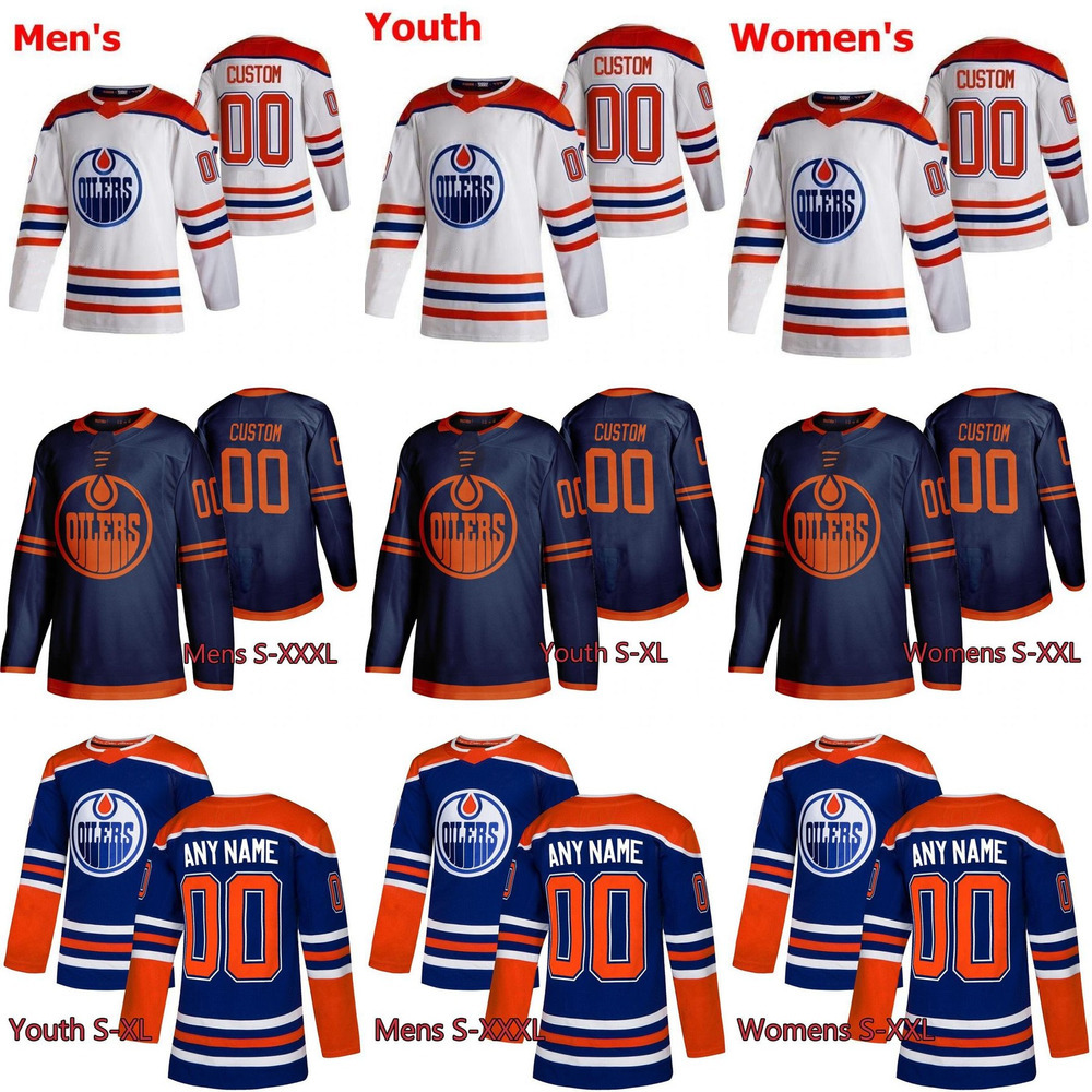 

Hockey Jerseys Custom Edmonton''Oilers 29 Leon Draisaitl jersey 97 Connor McDavid 93 Ryan Nugent-Hopkins 19 Mikko Koskinen 6 Kris Russell 25, As