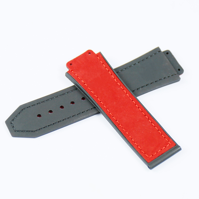 Watch Accessories Scrub Leather Strap Men Applicable to for HUBLOT Hublot explosion Waterproof strap Multicolor 19x25 220622