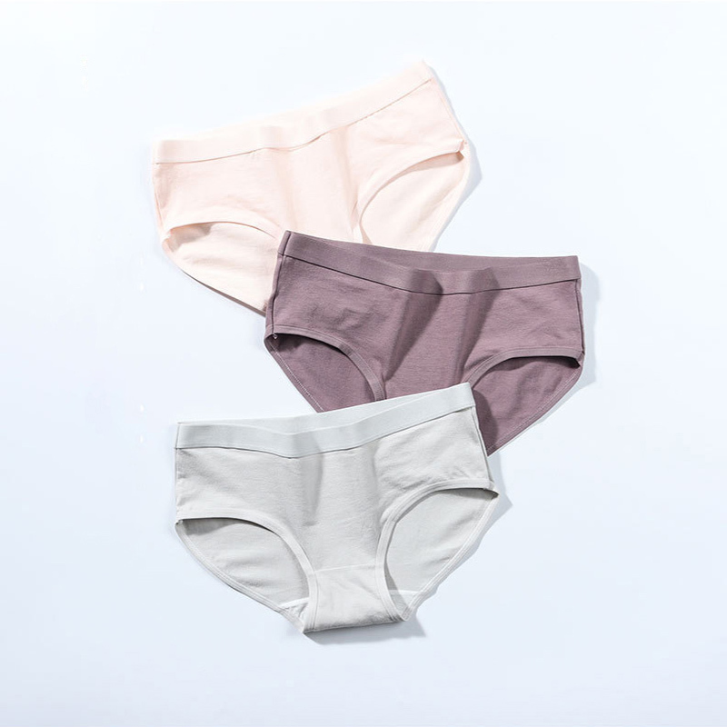 3Pcs Cotton Underwear Set Women Soild Color Panties For Girl M-XL Lingerie Briefs Casual Comfortable Underpants Panty 220511