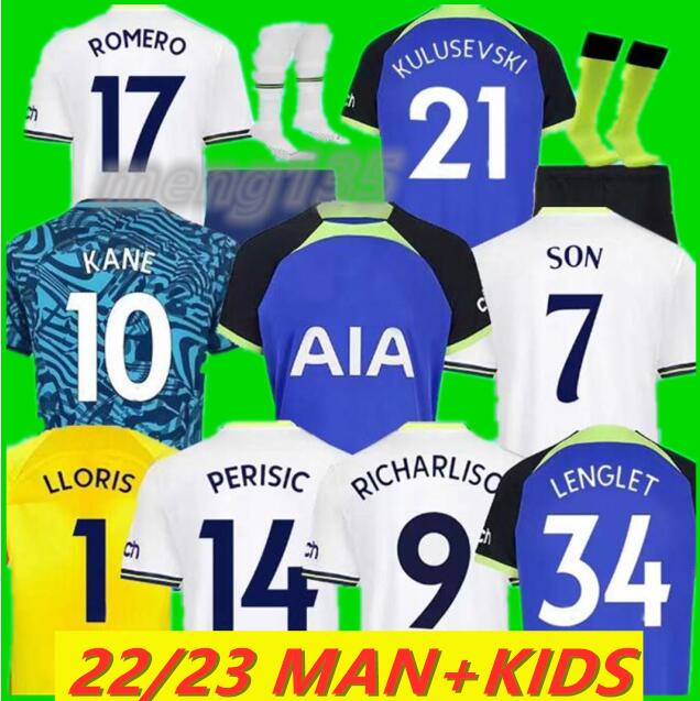 Men KIDS 22 23 SON Soccer Jerseys 2022 2023 jersey Football shirt third LUCAS Loris LUCAS PERISIC SPENCE KULUSEVSKI BENTANCUR KANE RICHARLISON LENGLET SKIPP
Men KIDS 22 23 SON Soccer Jerseys 2022 2023 jersey Football shirt third LUCAS Loris LUCAS PERISIC SPENCE KULUSEVSKI BENTANCUR KANE RICHARLISON LENGLET SKIPP