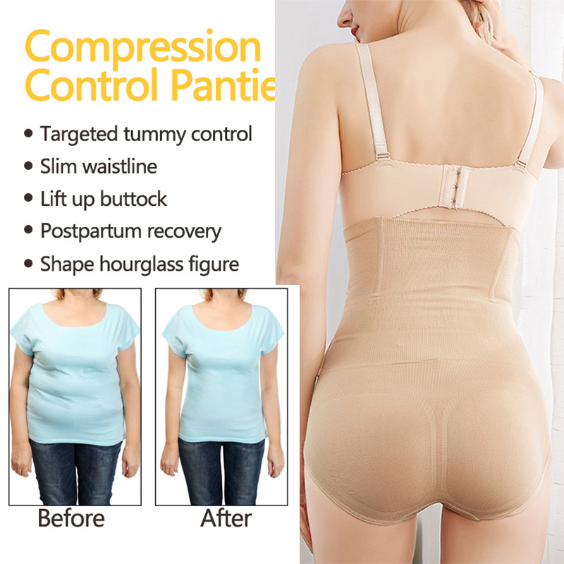 GUUDIA Women Body Shaper Tummy Control Panties High Waist Trimmer Postpartum Girdle Slimming Underwear Slimmer Shapewear Cincher 220614