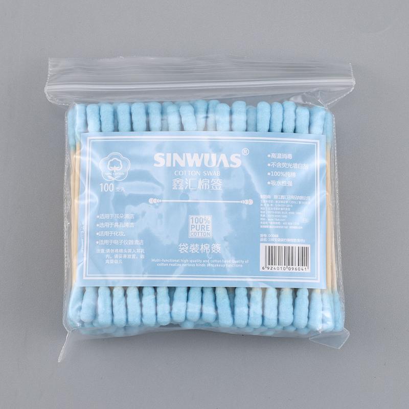 Sponges Applicators & Cotton Disposable Double Ended Bamboo Sticks Swab 100Pcs/Lot Makeup Remover Buds Beauty Nose Ear Cleaning ToolsSponges
Sponges Applicators & Cotton Disposable Double Ended Bamboo Sticks Swab 100Pcs/Lot Makeup Remover Buds Beauty Nose Ear Cleaning ToolsSponges