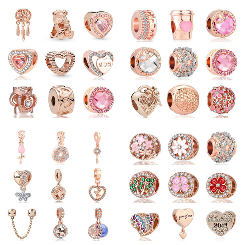 New Popular 925 Sterling Silver Original Rose Gold Dream Catcher Tree of Life Diy Beads for Pandora Charm Bracelet Fashion Accessories
New Popular 925 Sterling Silver Original Rose Gold Dream Catcher Tree of Life Diy Beads for Pandora Charm Bracelet Fashion Accessories