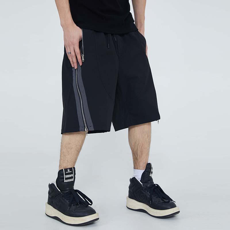 Men's Shorts Harajuku Retro Solid Color Side Zipper And Pockets Knee Length Pants Mens Womens Drawstring Wide Leg Summer ShortsMen's, Black
Men's Shorts Harajuku Retro Solid Color Side Zipper And Pockets Knee Length Pants Mens Womens Drawstring Wide Leg Summer ShortsMen's, Black