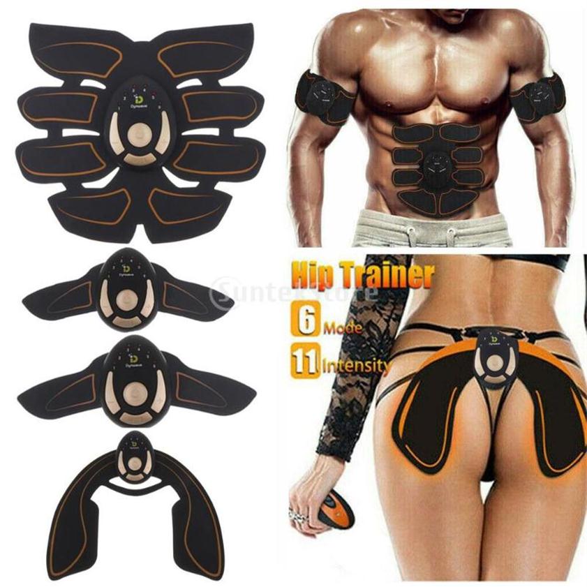 Accessories Fitness Equipment EMS Electric Abdominal Abs Arm Hip Body Muscle Toner Toning Belt Slimming Massage BuLift Hips Traine