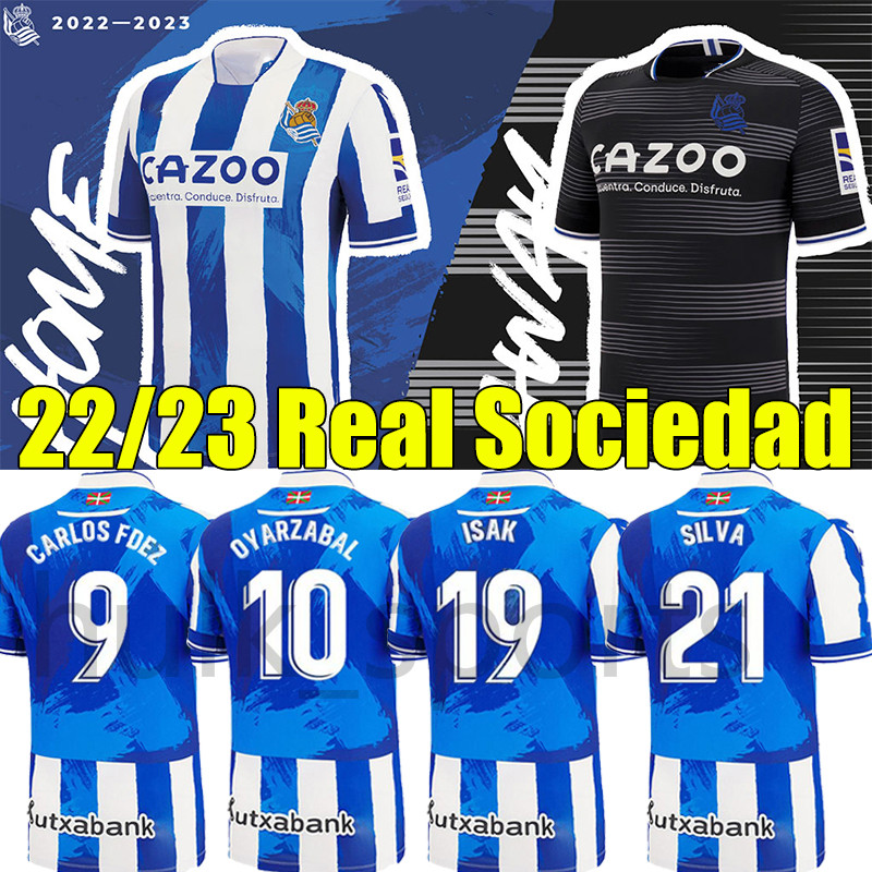 Real Sociedad 2022 2023 Soccer Jerseys OYARZABAL X PRIETO PORTU DAVID SILVA Football Shirt JUANMI 22 23 Carlos Fernandez camiseta de futbol Men kids kit Equipment, 22-23 home kids
Real Sociedad 2022 2023 Soccer Jerseys OYARZABAL X PRIETO PORTU DAVID SILVA Football Shirt JUANMI 22 23 Carlos Fernandez camiseta de futbol Men kids kit Equipment, 22-23 home kids