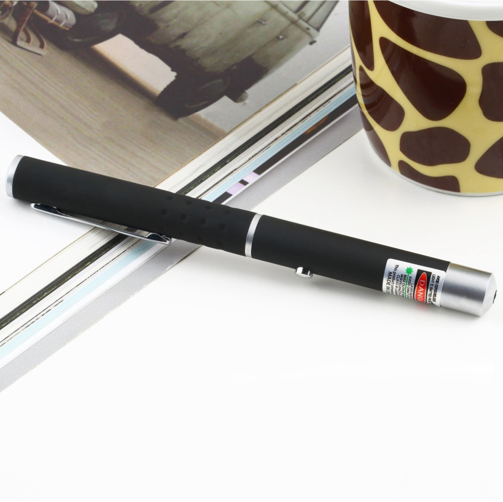 5mW 532nm Green Light Beam Laser Pointers Pen for SOS Mounting Night Hunting Teaching Meeting PPT Xmas Gift