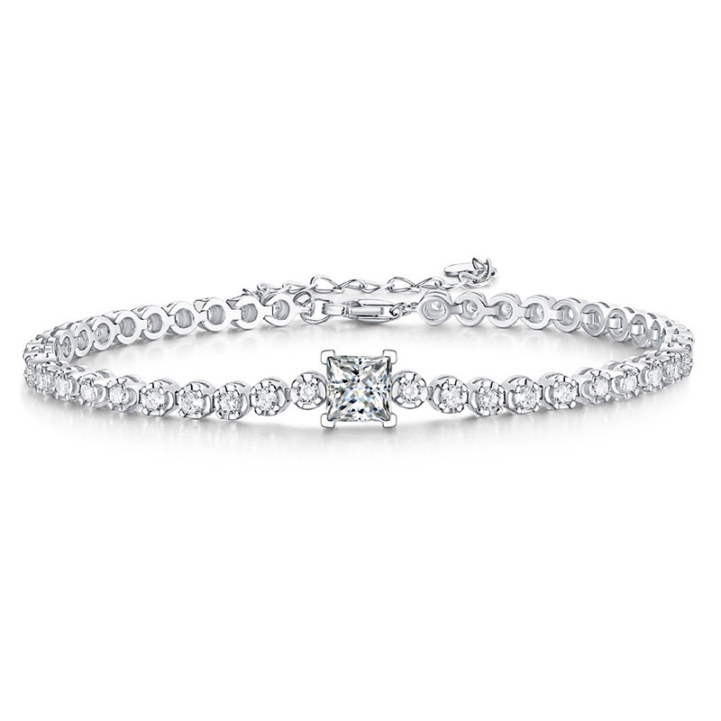 100% 925 Sterling Silver chain Created Moissanite Gemstone Bangle Charm Wedding Bracelet Fine Jewelry Wholesale Drop
100% 925 Sterling Silver chain Created Moissanite Gemstone Bangle Charm Wedding Bracelet Fine Jewelry Wholesale Drop