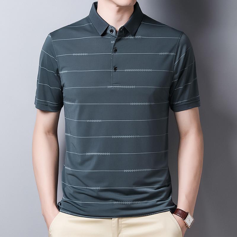 Men's Polos Cotton Male Shirt Striped Short Sleeve Summer Cool Streetwear Fashion Men Tops ClothesMen's Men'sMen's, Navy blue
Men's Polos Cotton Male Shirt Striped Short Sleeve Summer Cool Streetwear Fashion Men Tops ClothesMen's Men'sMen's, Navy blue