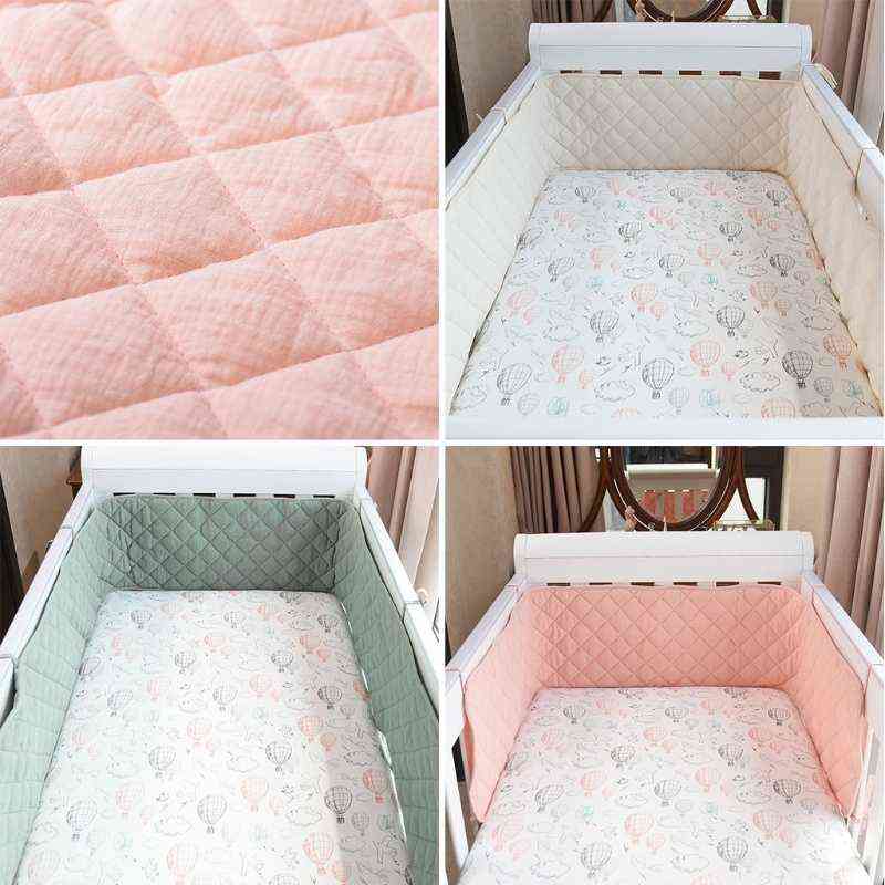 Double Crepe Baby Crib Bumpers Cotton Thicken Cribs Anti-collision Around Cushion Cot Protector Pillows Room Bed Decor G220421
Double Crepe Baby Crib Bumpers Cotton Thicken Cribs Anti-collision Around Cushion Cot Protector Pillows Room Bed Decor G220421
