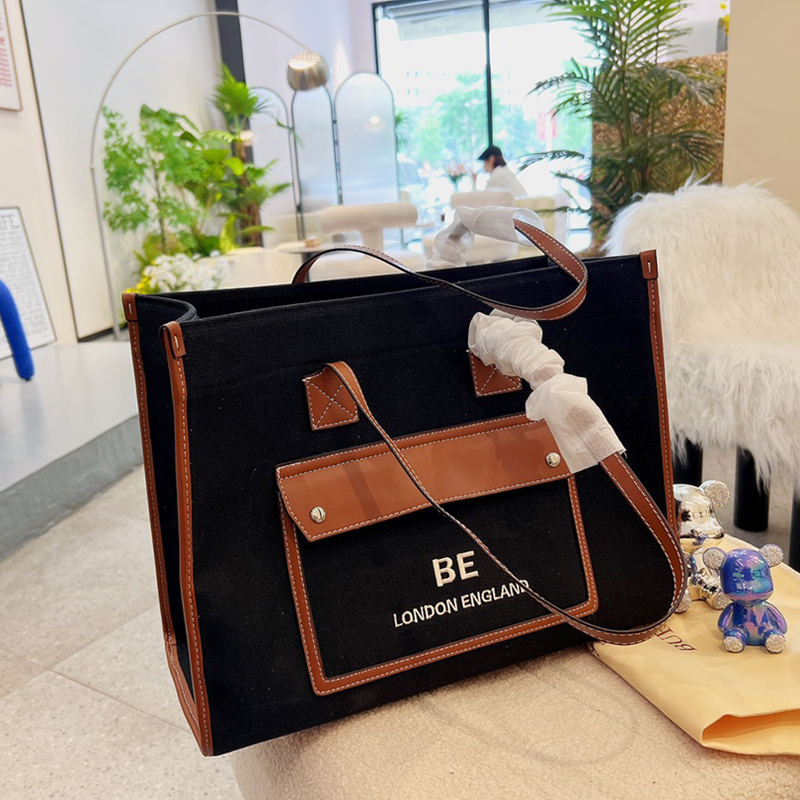 Women Canvas Bag Designer Tote Womens Retro New Shoulder Bags Casual Handbag Ladies Street Fashion Totes Purse Handbags D226162F, Black
Women Canvas Bag Designer Tote Womens Retro New Shoulder Bags Casual Handbag Ladies Street Fashion Totes Purse Handbags D226162F, Black
