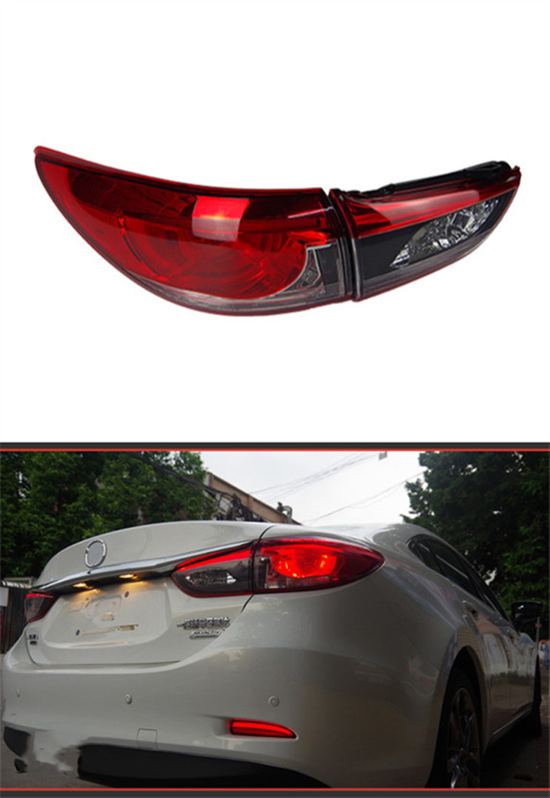 Car Tail Lamp For Atenza LED Taillight 2013-18 Mazda 6 Rear Bumper Light Fog Brake Turn Signal Running Light