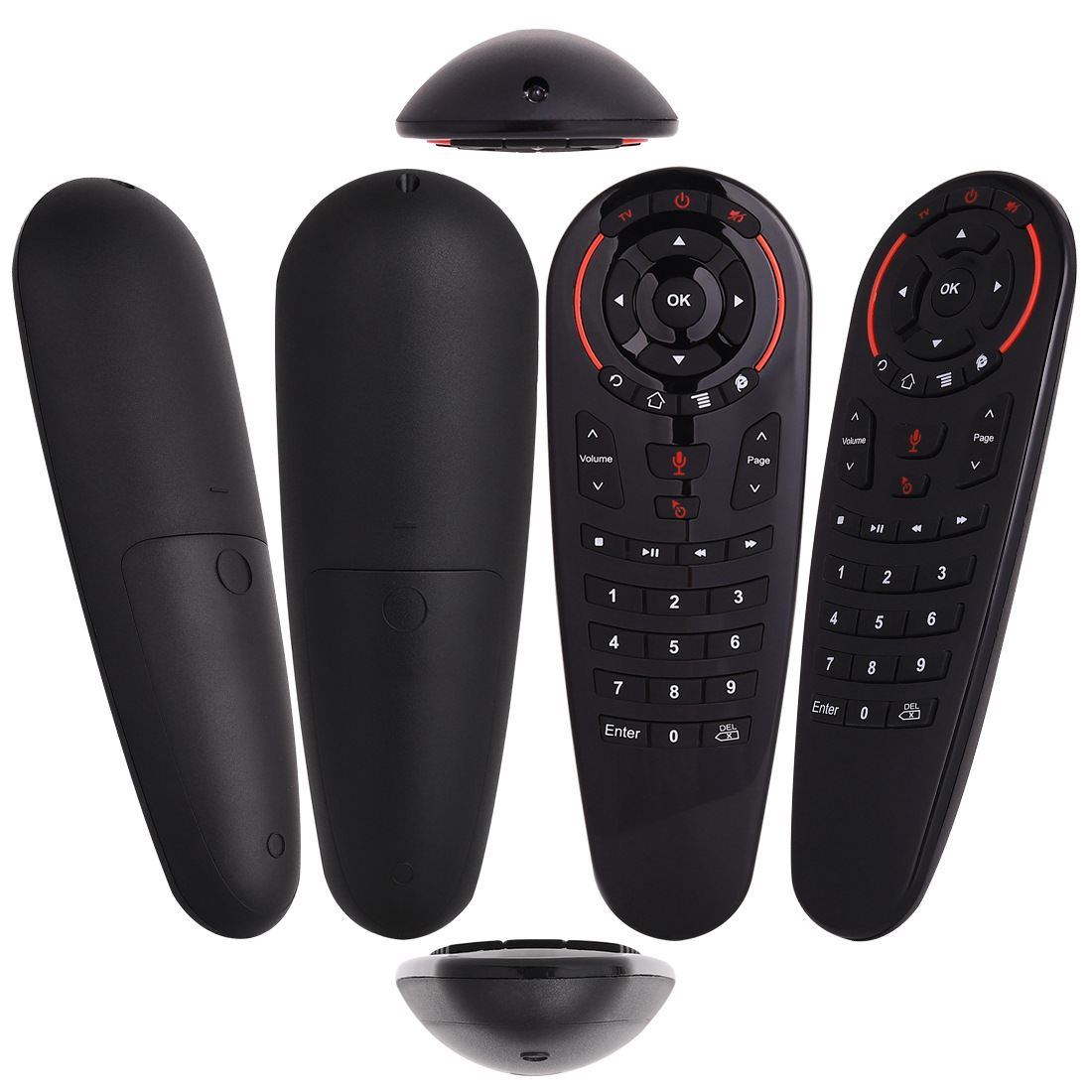 TV parts G30S Voice Control 2.4G Wireless Fly Air Mouse Keyboard For Gyroscope Motion Sensing Mini Remote For Android TV Box