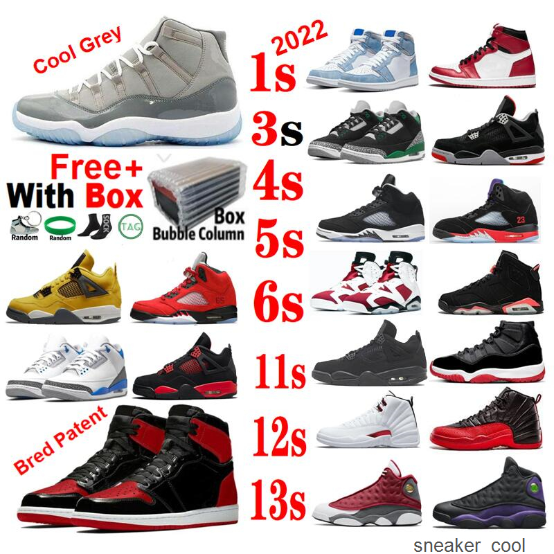 Cool grey 11 Patent Bred 1s Basketball Shoes 2022 Playoffs Dark Marina Blue 1 Court Purple 13s Black Cats 4s Fire Red Oreo Space Jam With, Color-12
Cool grey 11 Patent Bred 1s Basketball Shoes 2022 Playoffs Dark Marina Blue 1 Court Purple 13s Black Cats 4s Fire Red Oreo Space Jam With, Color-12
