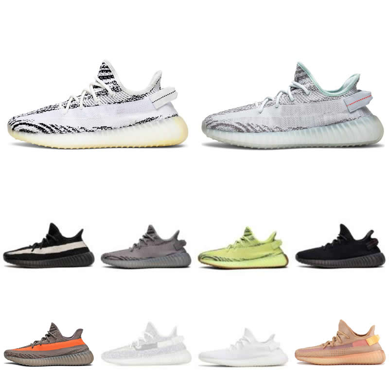 

Adidas Yeezy 350 v2 Boost Running Shoes Yeezys Kanye West 350s Sneakers Yecheil Cinder White Blue Static Mono Clay Bred Black Reflective Women Mens Yeezies Trainers, 49