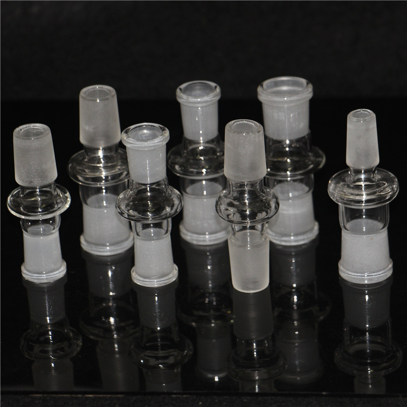 10 Styles Glass Adapter 7cm Hookah Bowl Adaptor 14mm-14mm 18-18mm Female 14-18mm male glass water pipe adaptors for bong oil rig
10 Styles Glass Adapter 7cm Hookah Bowl Adaptor 14mm-14mm 18-18mm Female 14-18mm male glass water pipe adaptors for bong oil rig