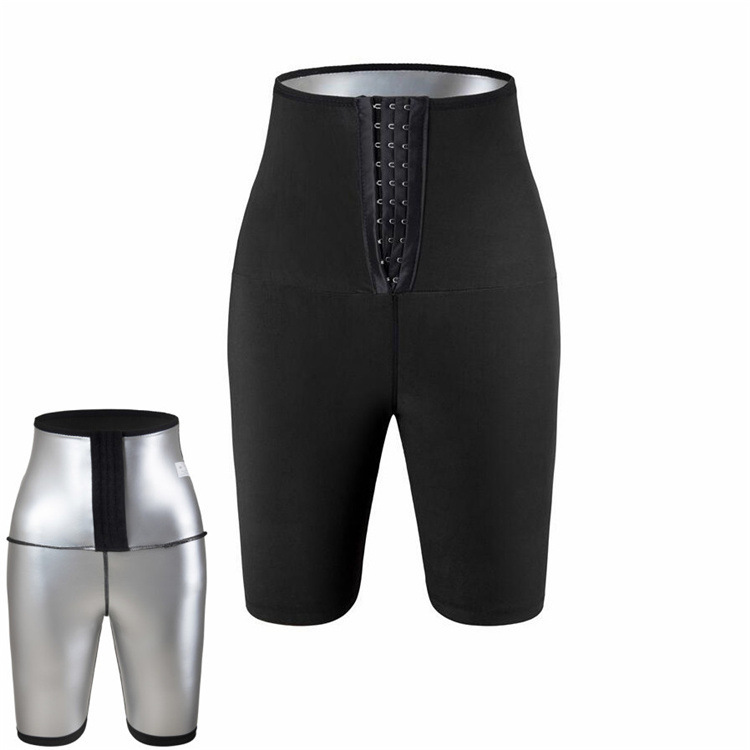 Sauna Shorts for Women Slimming Body Shapers High Waisted Sweating Pants Neoprene Stretch Activewear Belly Tummy Control Shapewear Yoga Leggings