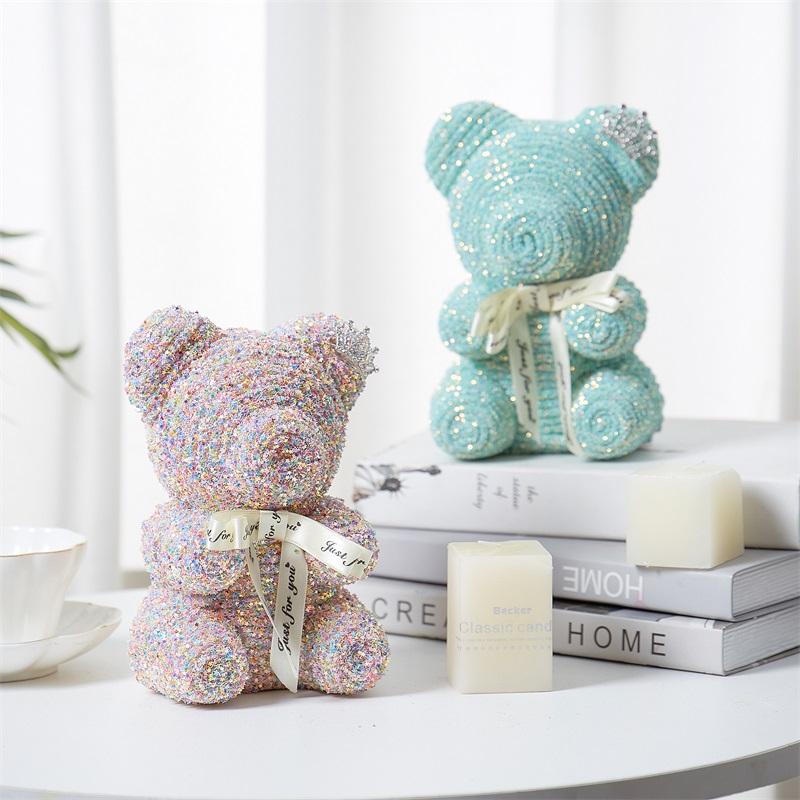 Decorative Flowers & Wreaths Drop Drill Pipe Rose Teddy Bear Artificial For Women Valentines Gift Wedding Christmas Home Decoration, Pink bear
Decorative Flowers & Wreaths Drop Drill Pipe Rose Teddy Bear Artificial For Women Valentines Gift Wedding Christmas Home Decoration, Pink bear