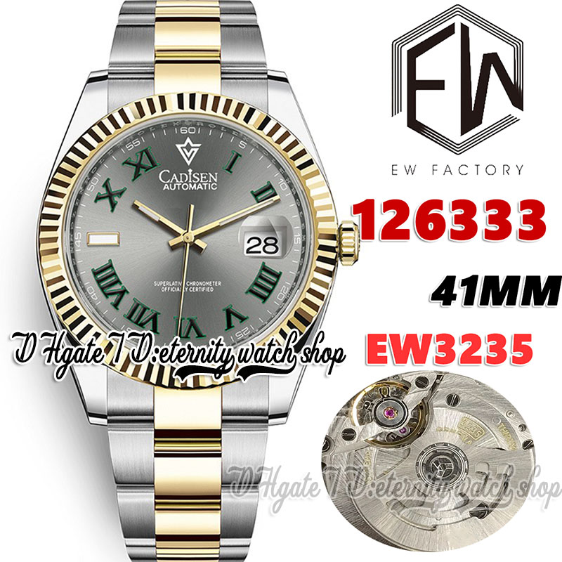 EWF V3 ew126333 EW3235 Automatic Mens Watch 41MM Fluted Bezel Gray Dial Roman Markers Two Tone 904L Steel Bracelet With Same Serial Warranty Card eternity Watches, Watch waterproof cost
EWF V3 ew126333 EW3235 Automatic Mens Watch 41MM Fluted Bezel Gray Dial Roman Markers Two Tone 904L Steel Bracelet With Same Serial Warranty Card eternity Watches, Watch waterproof cost