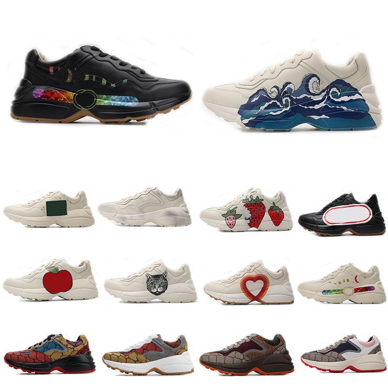 2022 Designer Rhyton Shoes Men Sneaker Classic Luxury Chaussures Women Shoe Fashion Cat Stamp Mouth Eye Tiger Print Sneakers Wave Sneakers Lace Box Sizes 35-45, Item#21
2022 Designer Rhyton Shoes Men Sneaker Classic Luxury Chaussures Women Shoe Fashion Cat Stamp Mouth Eye Tiger Print Sneakers Wave Sneakers Lace Box Sizes 35-45, Item#21