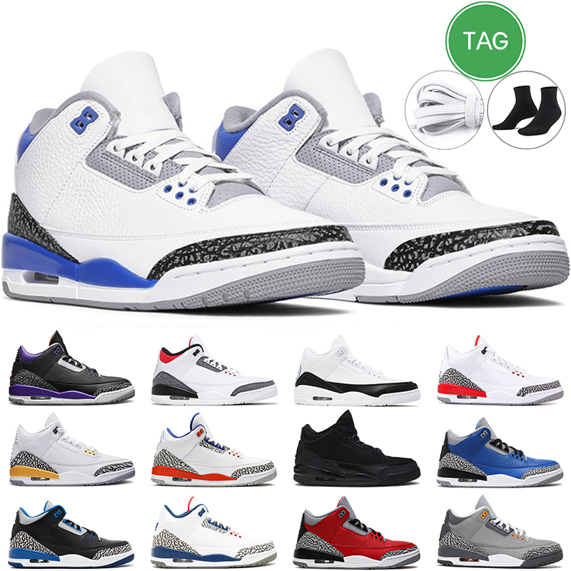 men basketball shoes 3s 3 retro Georgetown Racer Blue Black Cat Unite UNC Pine Green Cement Varsity Royal mens trainer sports sneakers, #22
men basketball shoes 3s 3 retro Georgetown Racer Blue Black Cat Unite UNC Pine Green Cement Varsity Royal mens trainer sports sneakers, #22