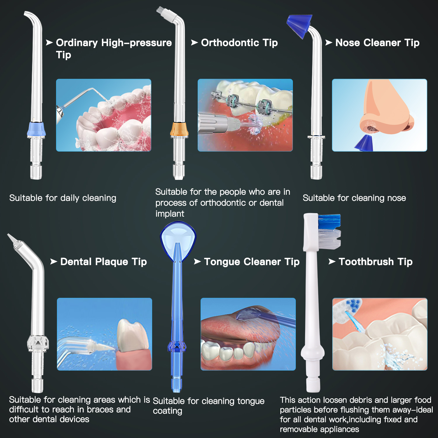 Oral Irrigator USB Rechargeable Water Floss Portable Dental Water Flosser Jet 300ml Irrigator Dental Teeth Cleaner with Bag Rabe
Oral Irrigator USB Rechargeable Water Floss Portable Dental Water Flosser Jet 300ml Irrigator Dental Teeth Cleaner with Bag Rabe