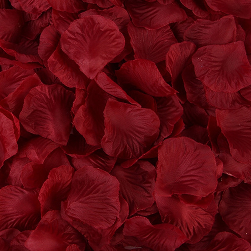 2000Pcs/20Bag Flower Hand Made 2022 New Rose Petals for Wedding Artificial Silk Flower Marriage Decoration Valentine