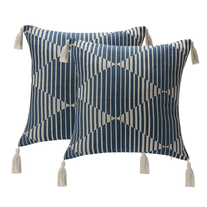 Cushion/Decorative Pillow Cushion Cover Cotton Linen Tassel Pillowcase Tufted Beige Decorative Fashionable Throw For Sofa Bed Home, Blue
Cushion/Decorative Pillow Cushion Cover Cotton Linen Tassel Pillowcase Tufted Beige Decorative Fashionable Throw For Sofa Bed Home, Blue