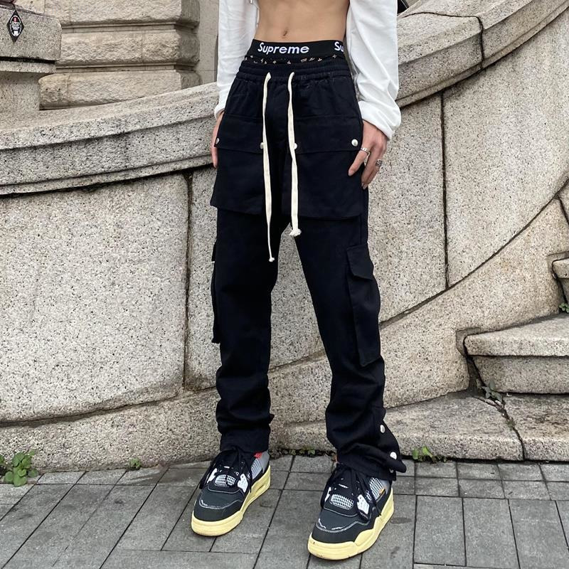 Fashion Chic Japanese Streetwear Joggers Men Cargo Pants High Street Stylish Techwear Pocket Hip Hop Breaking Harem Pants Male G220802 - view 5