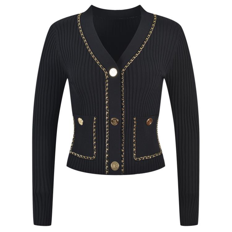 715 2022 Milan Runway Autumn Summer Brand Same Style Sweater Long Sleeve V Neck Striped Cardigan Black White High Quality Womens yl
715 2022 Milan Runway Autumn Summer Brand Same Style Sweater Long Sleeve V Neck Striped Cardigan Black White High Quality Womens yl