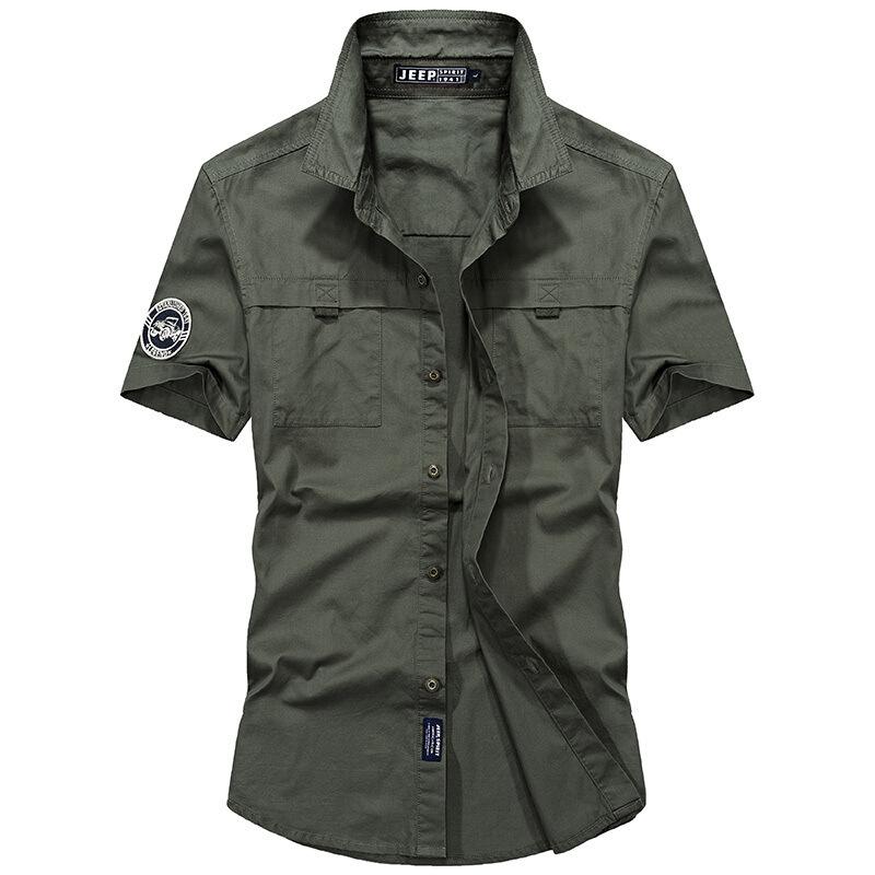 Men's Casual Shirts Summer Men Cotton Breathable Short Sleeve Solid Mens Military Armband Army Chemise Homme Size -3XL, White;black
Men's Casual Shirts Summer Men Cotton Breathable Short Sleeve Solid Mens Military Armband Army Chemise Homme Size -3XL, White;black