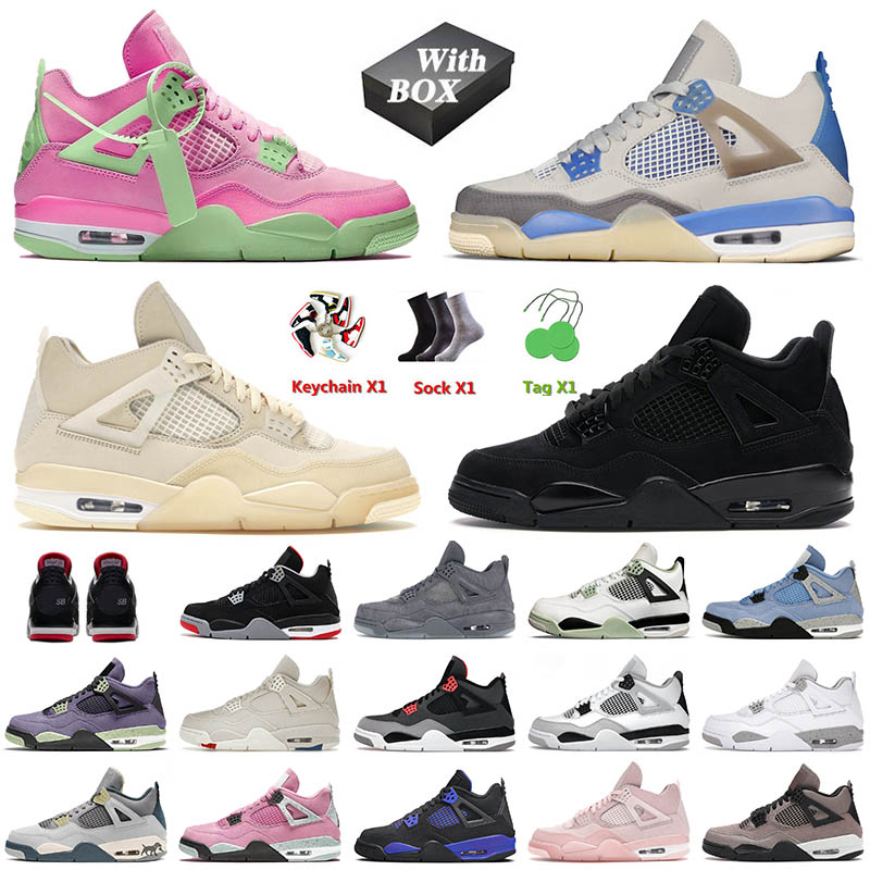 With Box 2022 Retro 4s IV Mens Basketball Shoes Jorda 4 Sail Black Cat Sail Pink Univeristy Blue Taupe Haze Offs White Men Women Jordens Trainers Sneakers 36-50, B44 university pink 36-47
With Box 2022 Retro 4s IV Mens Basketball Shoes Jorda 4 Sail Black Cat Sail Pink Univeristy Blue Taupe Haze Offs White Men Women Jordens Trainers Sneakers 36-50, B44 university pink 36-47