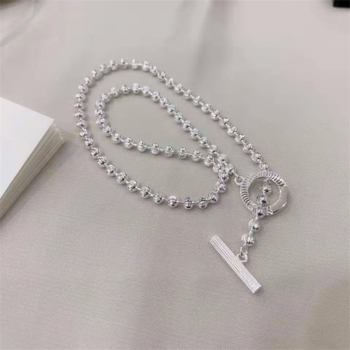 36% OFF designer jewelry new 925 Silver Bead carved Lovers Necklace clavicle chain cool wind
36% OFF designer jewelry new 925 Silver Bead carved Lovers Necklace clavicle chain cool wind
