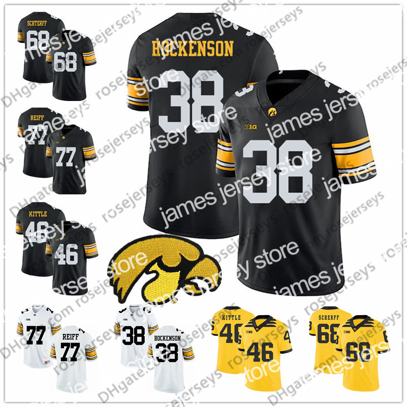 NCAA Iowa Hawkeyes Jersey 38 TJ Hockenson 68 Brandon Scherff 77 Riley Reiff 94 Adrian Clayborn 99 Andr Tippett Noir Blanc Jerseys, White with pink
NCAA Iowa Hawkeyes Jersey 38 TJ Hockenson 68 Brandon Scherff 77 Riley Reiff 94 Adrian Clayborn 99 Andr Tippett Noir Blanc Jerseys, White with pink