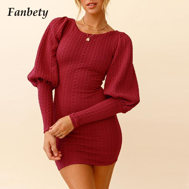 Casual Dresses Autumn Winter Elegant Lantern Long Sleeve Knit Dress Vintage Women Sexy Solid Bodycon Fashion O-neck Ladies Party, 02 black
Casual Dresses Autumn Winter Elegant Lantern Long Sleeve Knit Dress Vintage Women Sexy Solid Bodycon Fashion O-neck Ladies Party, 02 black
